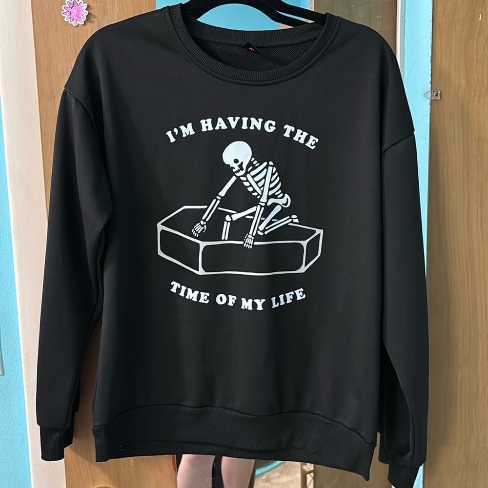 Skeleton crewneck